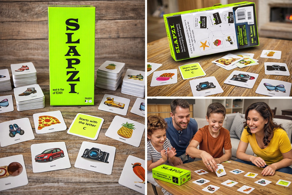 SLAPZI Card Game – Fast-Paced Family Fun!